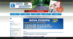 Desktop Screenshot of nova-europa.pl