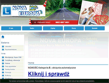Tablet Screenshot of nova-europa.pl
